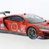 Top Speed Acura NSX GT3 EVO22, IMSA, 12h Sebring, 2022, WTR Racers Edge Motorsports, #93, A.Harrison-Henry/K.Marcelli, 1:18, New