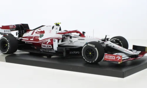 Minichamps Alfa Romeo C41, Formel 1, GP Abu Dhabi, 2021, Alfa Romeo F1 Team Orlen, Orlen, #99, A.Giovinazzi, 1:18, Outlet