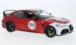 Bburago Alfa Romeo Giulia GTAm, rot/weiss, 2020, 1:18, Clearance
