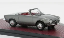 Matrix Alfa Romeo Giulia GT Spider Prototipo, grau, 1963, 1:43, New