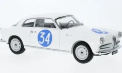 Kyosho Alfa Romeo Giulietta Sprint Veloce, Targa Florio, 1960, #34, Emanuele/Aldebaran, 1:18, Hot