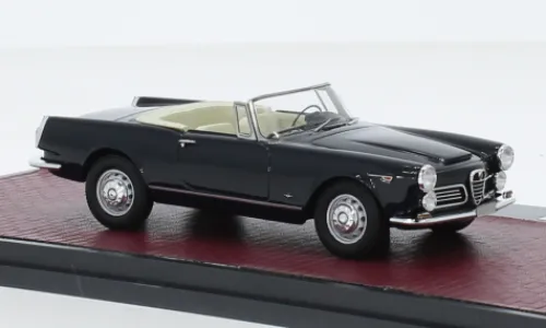 Matrix Alfa Romeo 2600 Spider, dunkelblau, 1962, 1:43, Best
