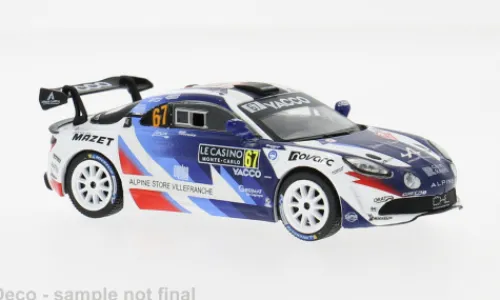 IXO Alpine A110 RGT, WRC, Rally Monte Carlo, 2025, #67, R.Astier/D.Giraudet, 1:43, Online