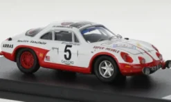 Trofeu Alpine Renault A110, weiss/rot, Rallye Ypres, 1973, #5, S.Laurent/P.Hammelrath, 1:43, Clearance