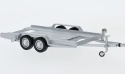 IXO Anhänger Autotrailer, silber, 1:43, Hot