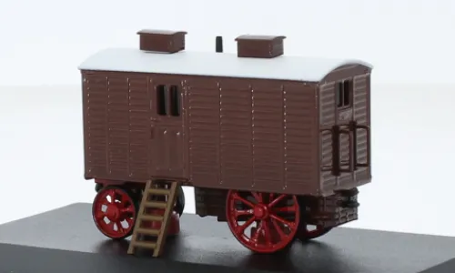 Oxford Anhänger Living Wagon, braun, 1:76, Clearance
