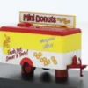 Oxford Anhänger Verkaufsanhänger, Mini Donuts, 1:76, Best