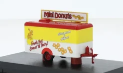 Oxford Anhänger Verkaufsanhänger, Mini Donuts, 1:76, Best