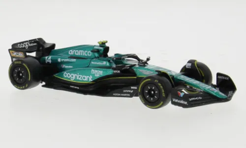Bburago Aston Martin AMR23, Formel 1, 2023, Aston Martin Aramco Cognizant F1 Team, Cognizant, #14, F.Alonso, 1:43, Online