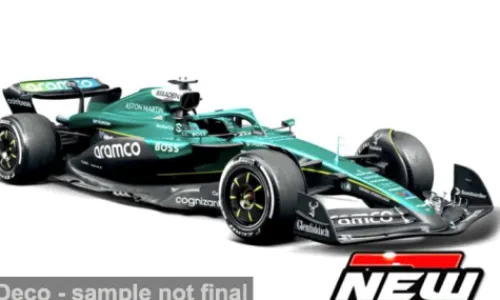 Bburago Aston Martin AMR25, Formel 1, 2025, #14, F.Alonso, 1:24, Hot