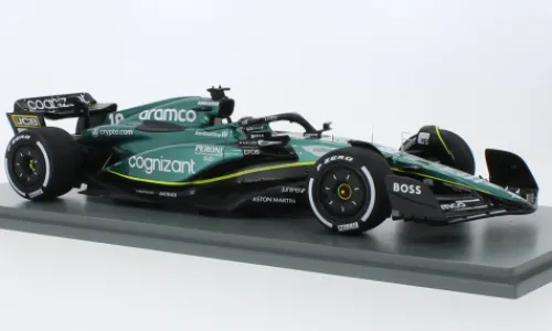 Spark Aston Martin AMR23, Formel 1, GP Bahrain, 2023, Aston Martin Aramco Cognizant F1 Team, Cognizant, #18, L.Stroll, 1:18, Best