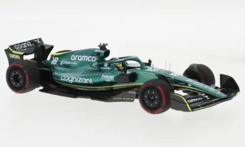 Minichamps Aston Martin AMR22, Formel 1, GP Bahrain, 2022, Aston Martin Aramco Cognizant F1 Team, Cognizant, #18, L.Stroll, 1:43, Online