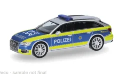 Herpa Audi A6 Avant, Polizei Baden-Württemberg, 1:87, New