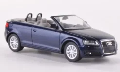 I-Herpa Audi A3 Cabriolet (8P), dunkelblau, 2008, 1:87,