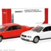 Herpa MiniKit Audi A4, rot/weiss, 1:87, Outlet