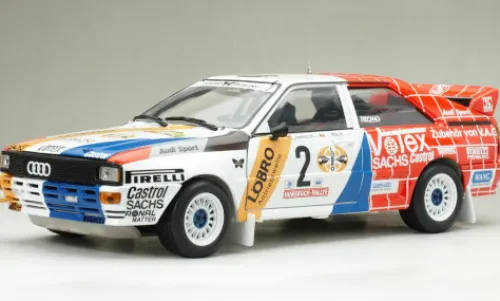 Sun Star Audi quattro A1, Rallye DM, Rally Hunsrück, 1984, Votex, #2, H.Demuth/W.Lux, 1:18, New