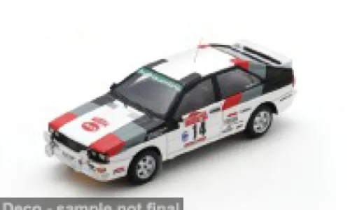 Spark Audi quattro, Rally San Remo, 1981, #14, M.Mouton/F.Pons, 1:43, Online