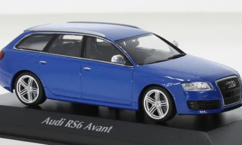 Maxichamps Audi RS6 Avant, blau, 2007, 1:43, Clearance