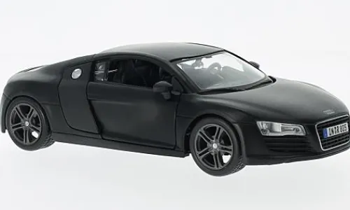 Maisto Audi R8, schwarz, 1:24, New