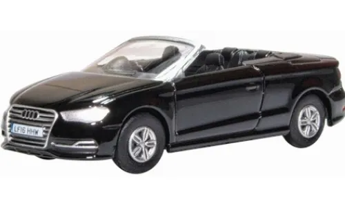 Oxford Audi S3 Cabriolet, schwarz, 1:76, Clearance