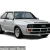 Bburago Audi Sport quattro, weiss, 1985, 1:24, New