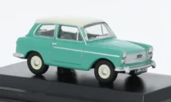 Oxford Austin A40 MkII, helltürkis/hellbeige, 1:76, Outlet