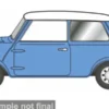 Oxford Austin Cooper S, blau/weiss, 1:43, Online