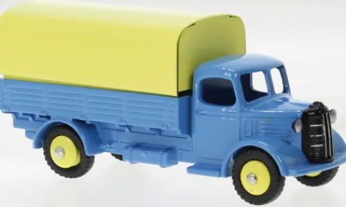 Dinky Toys / Atlas Austin Covered Wagon, blau/hellgelb, Best