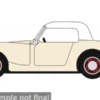 Oxford Austin Healey Frogeye Sprite, hellbeige/weiss, 1:76, Best