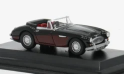 Oxford Austin Healey 3000, schwarz/rot, 1:76,