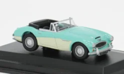 Oxford Austin Healey 3000, türkis/beige, 1:76,