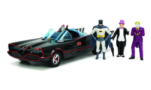 Jada Batman Batmobile, 1966, 1:24, Hot