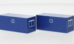 Herpa - Baucontainer, blau, 1:87, Outlet