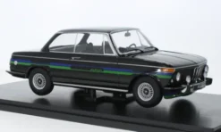 KK Scale BMW 2002 Alpina, schwarz/Dekor, 1974, 1:18, Clearance