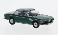 Minichamps BMW 2800 CS (E9), dunkelgrün, 1968, 1:87, Hot