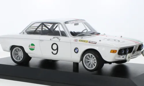 Minichamps BMW 2800 CS, 24h Spa, 1971, Castrol BMW, #9, D.Moorkens/J-L.Haxhe, 1:18, Hot