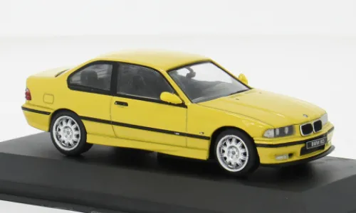 Solido BMW E36 M3 Coupe, gelb, 1999, 1:43, Best