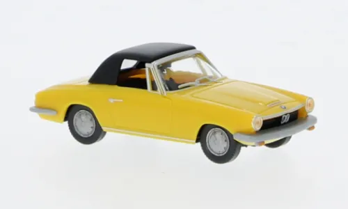 Wiking BMW 1600 GT Cabrio, gelb, 1967, 1:87, Outlet