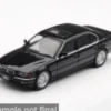 Mini GT BMW 750iL (E38), schwarz, 1999, 1:64, Best