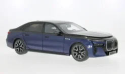 Minichamps BMW i7 M70 (G70), blau/schwarz, 2024, 1:18, Best