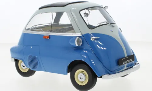 KK Scale BMW Isetta, blau/hellgrau, 1959, 1:12, Discount