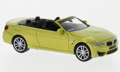 Minichamps BMW M4 Cabriolet, gelb, 2015, 1:87, Sale