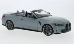 Minichamps BMW M4 Cabriolet, grau, 2020, 1:18, New