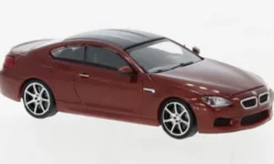 Minichamps BMW M6 Coupe, dunkelorange, 2015, 1:87, New