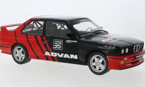 Solido BMW M3 (E30), schwarz, 1990, Advan Drift Team, 1:18, Best
