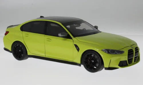 Minichamps BMW M3 (G80), gelb, 2020, 1:18, Clearance