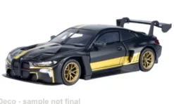 Motormax BMW M4 GT3, schwarz/gold, 1:24,