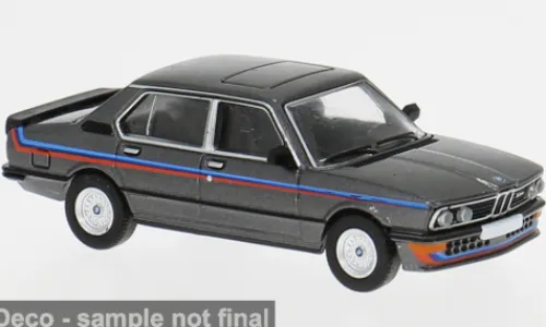 PCX87 BMW M535i (E12), dunkelgrau/Dekor, 1980, 1:87, Discount