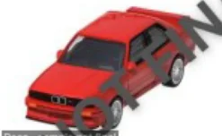 Majorette BMW M3, rot, 1986, 1:64, New