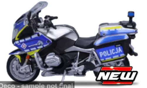 Maisto BMW R 1200 RT, Police (PL), 1:18, New